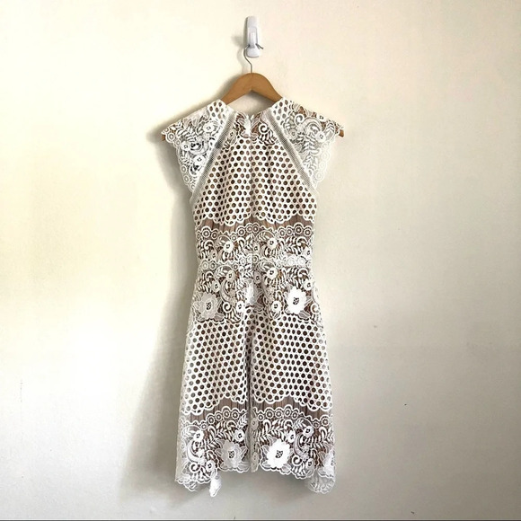 NWT Catherine Deane White Carry Lace Dress 4 - Picture 4 of 13